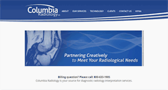 Desktop Screenshot of columbiaradiologyltd.com